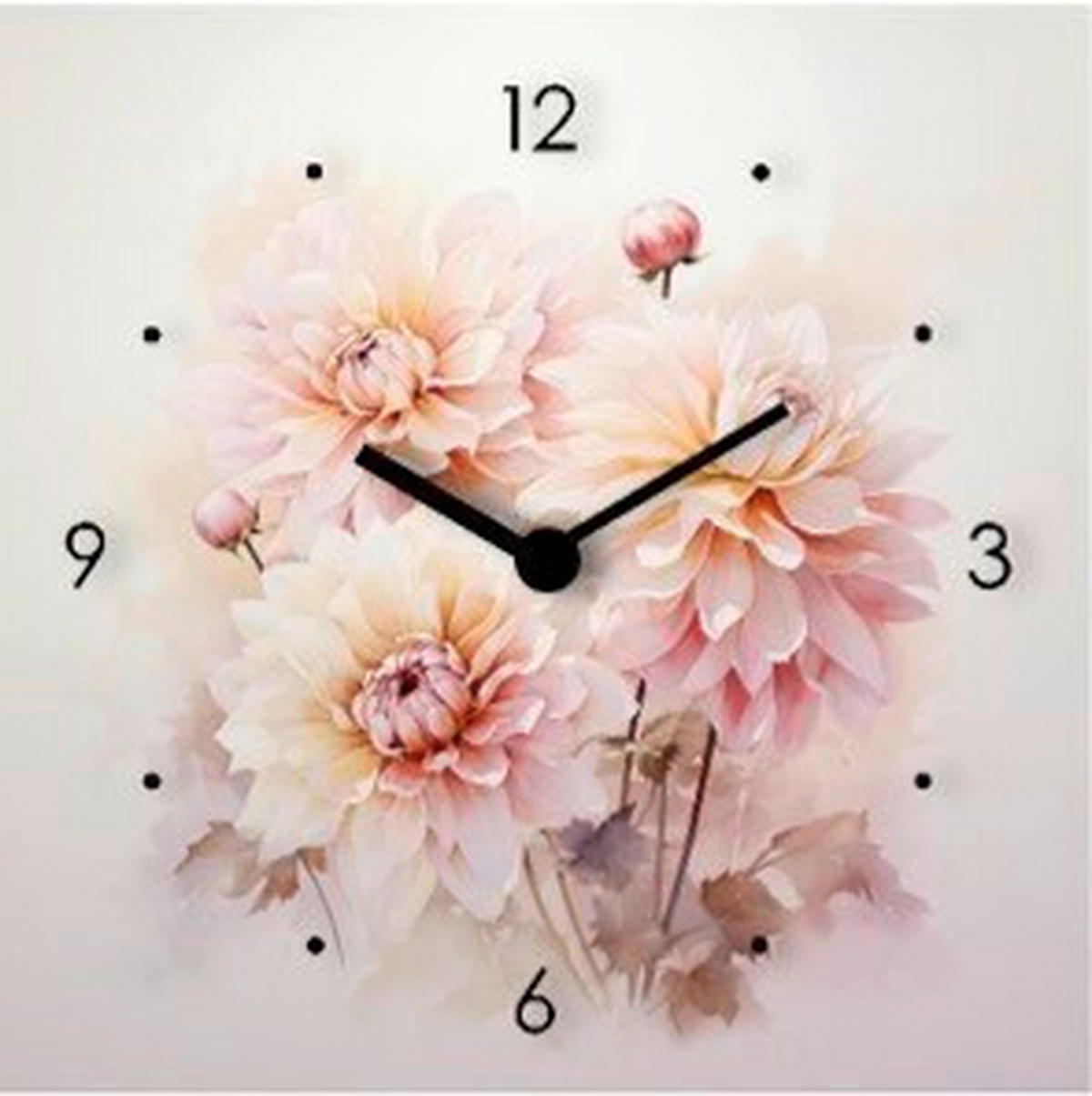 WANDUHR Multicolor 20/20/3,1 cm  - Multicolor, Basics, Metall (20/20/3,1cm) - Euroart