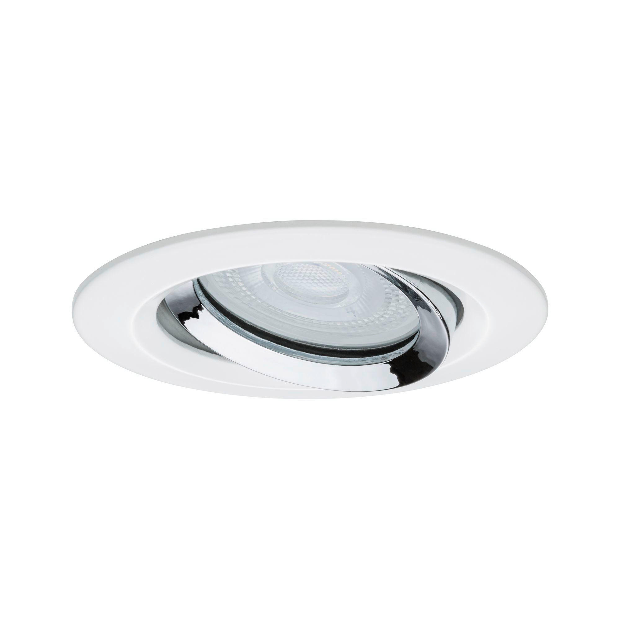 DECKENLEUCHTE  - Zinkfarben/Alufarben, Basics, Metall (7,8cm) - Paulmann