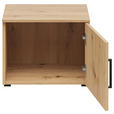 AUFSATZSCHRANK 45/35/40 cm  - Schwarz/Eiche Artisan, MODERN, Holzwerkstoff/Kunststoff (45/35/40cm) - Carryhome