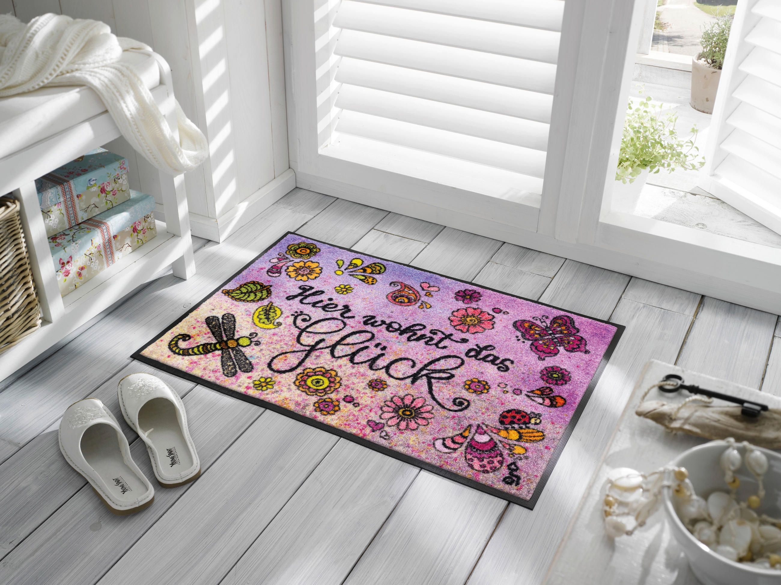 COVORAȘ DE INTRARE 50/75 cm  - multicolor, Konventionell, plastic/textil (50/75cm) - wash+dry