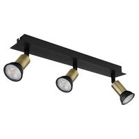 STRAHLER - Goldfarben/Schwarz, Design, Metall (40/6/9cm) - Globo