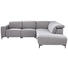WOHNLANDSCHAFT in Textil Grau - Chromfarben/Schwarz, Design, Textil (290/238cm) - Pure Home Lifestyle WOHNLANDSCHAFT in Textil Grau - Chromfarben/Schwarz, Design, Textil (290/238cm) - Pure Home Lifestyle