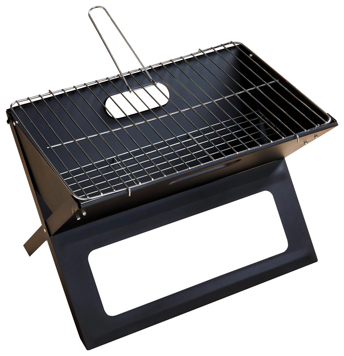 HOLZKOHLEGRILL  Schwarz  - Schwarz, Basics, Metall (44/30,5/30,5cm) - Landscape