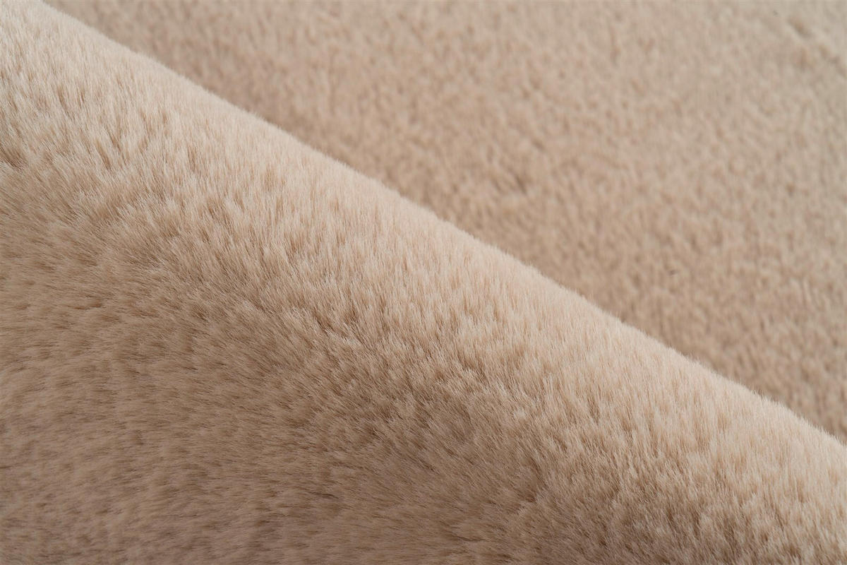 HOCHFLORTEPPICH 50/90 cm Rabbit Light 425 Beige Beige  - Beige, KONVENTIONELL, Kunststoff/Textil (50/90cm)