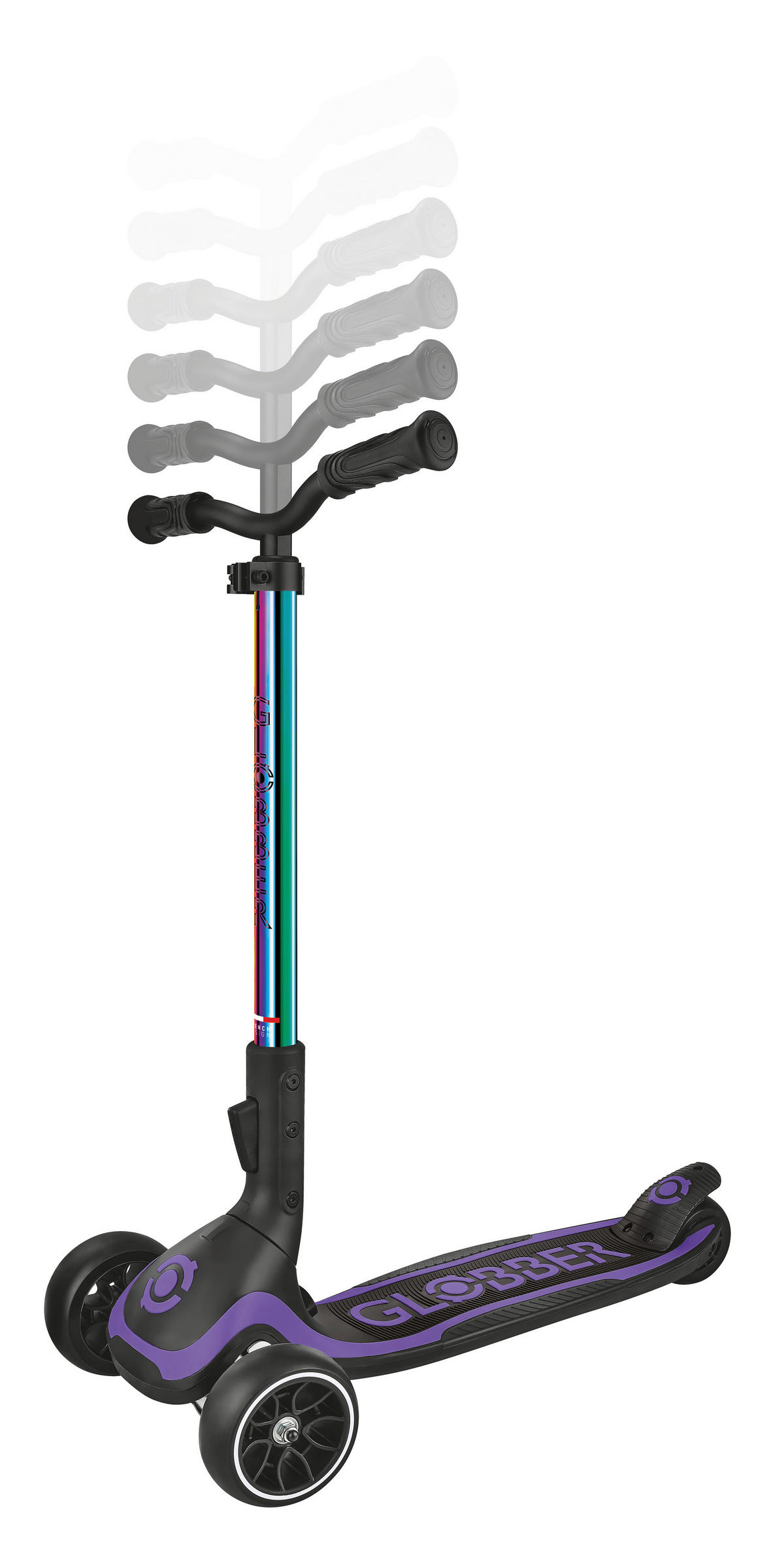 KINDERSCOOTER ULTIMUM  - Chromfarben, Basics, Kunststoff/Metall (39.5/101/63cm) - GLOBBER