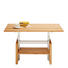 COUCHTISCH in Holz, Metall - Buchefarben, Design, Holz/Metall (110/65/55-69cm) - Linea Natura COUCHTISCH in Holz, Metall - Buchefarben, Design, Holz/Metall (110/65/55-69cm) - Linea Natura