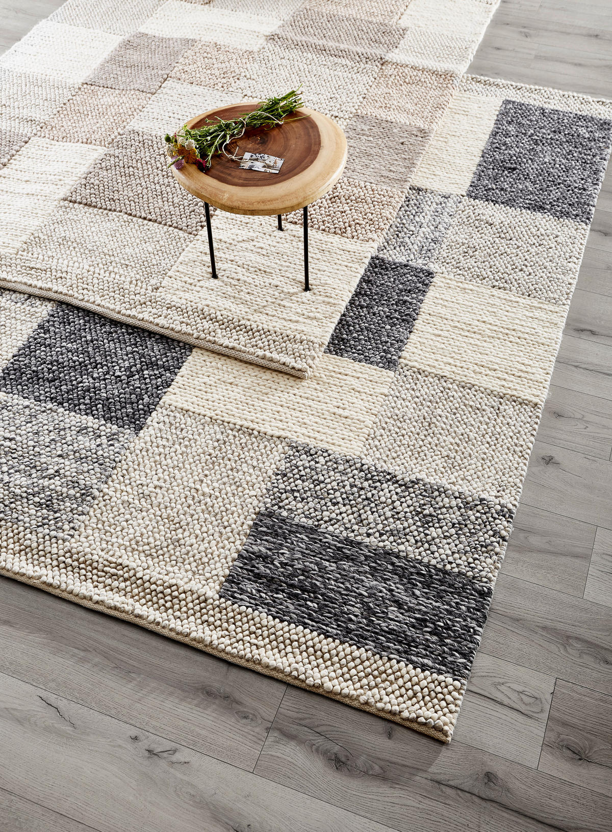 HANDWEBETEPPICH Nordic 160/230 cm Nordic  - Beige/Naturfarben, Lifestyle, Textil (160/230cm) - Linea Natura