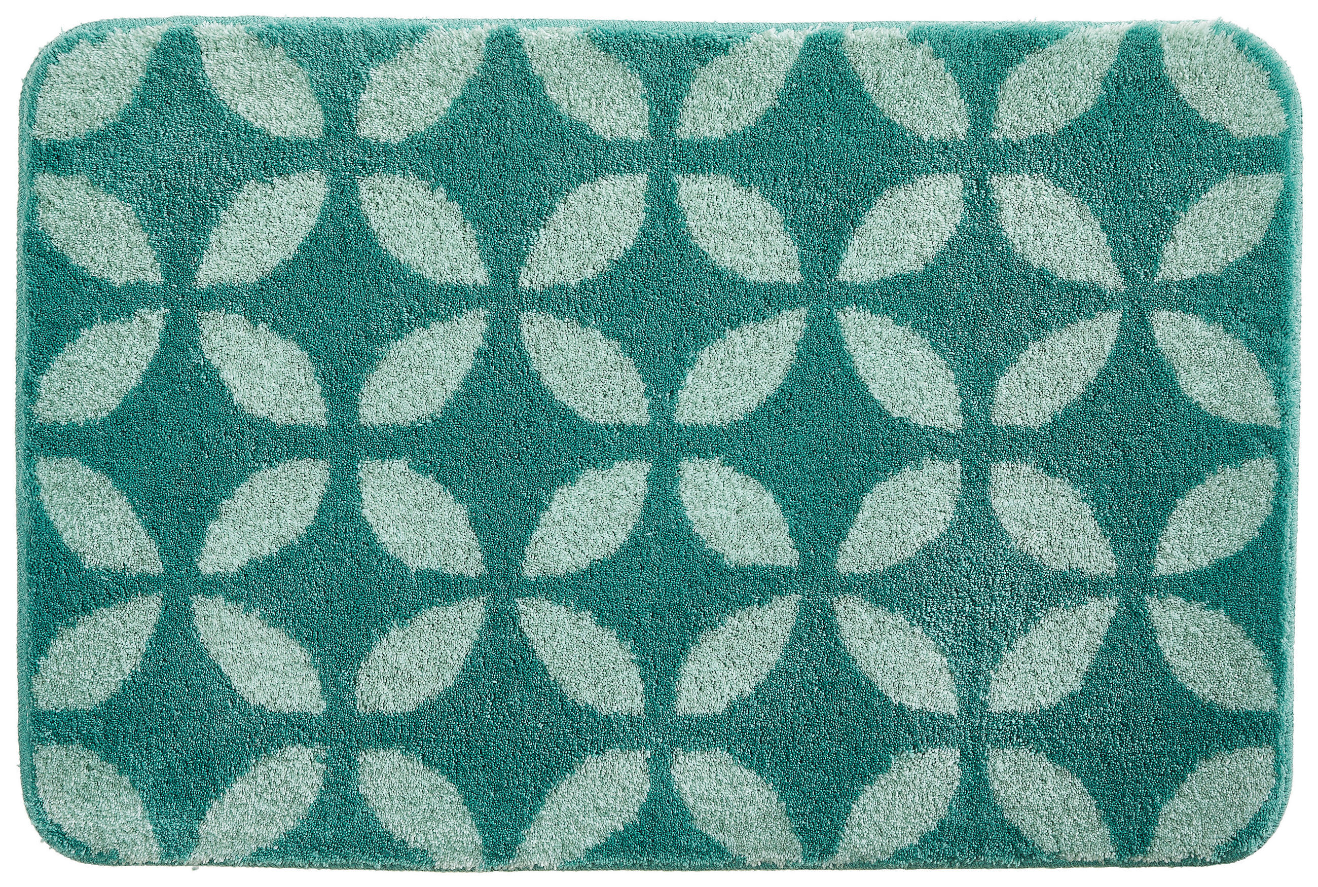 BADTEPPICH Grün 60/90 cm  - Grün, Basics, Kunststoff/Textil (60/90cm) - Kleine Wolke