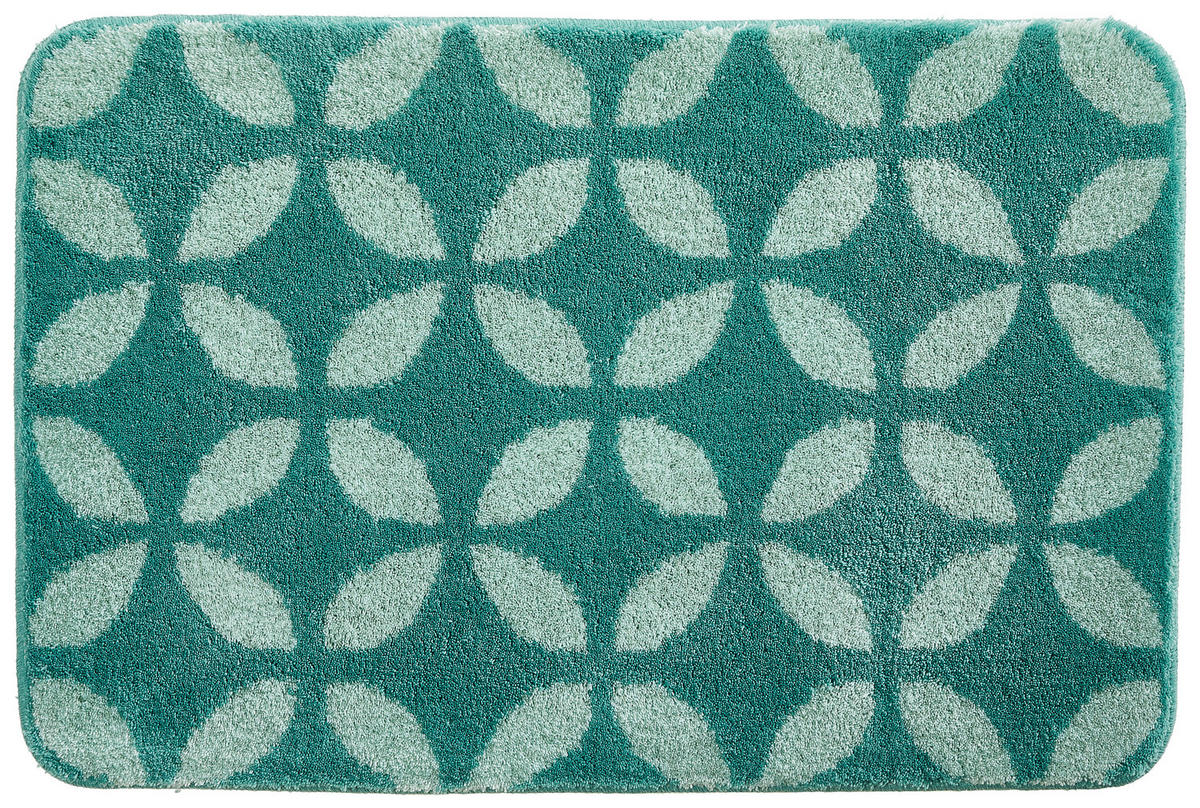 BADTEPPICH Grün 60/90 cm  - Grün, Basics, Kunststoff/Textil (60/90cm) - Kleine Wolke