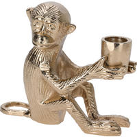 LJUSSTAKE  - guldfärgad, Basics (15,3/13,5/6cm)