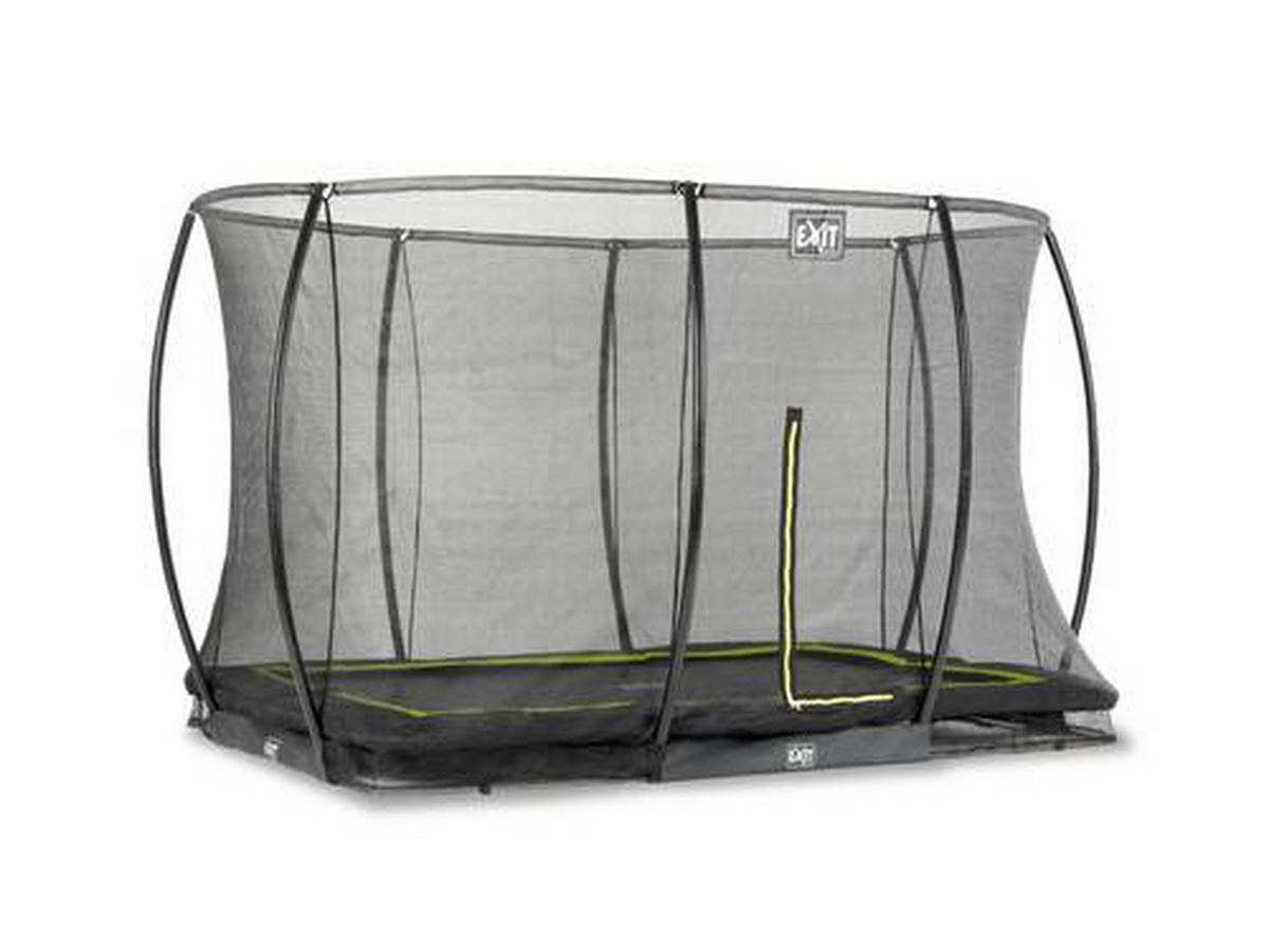 TRAMPOLIN EXIT GROUND 214X305  - Schwarz, KONVENTIONELL, Kunststoff/Metall (305/203/214cm) - EXIT Toys
