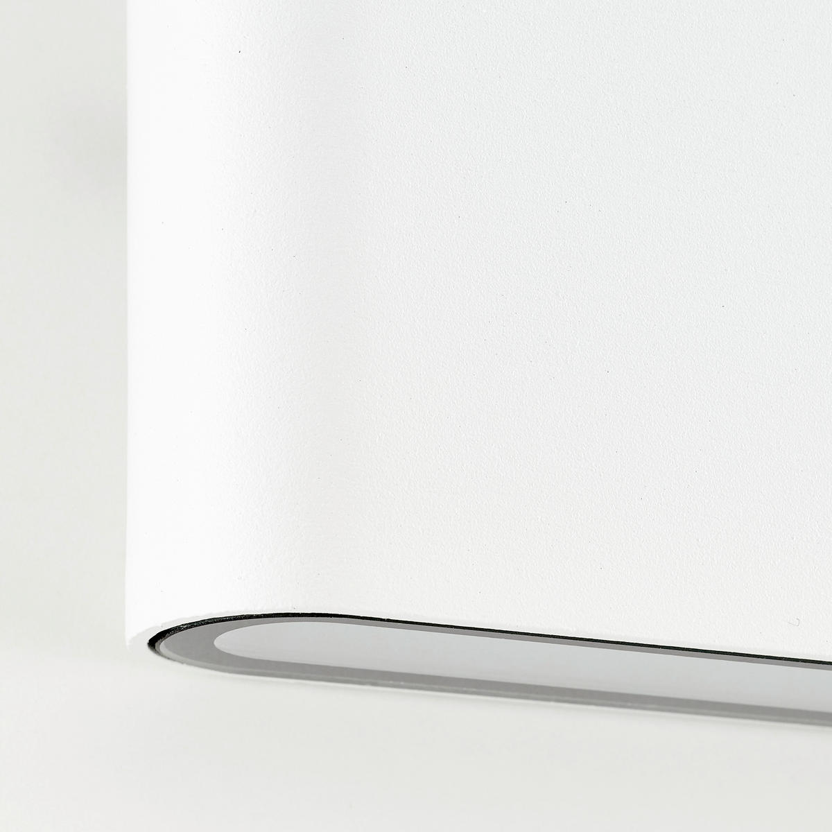 AUßENWANDLEUCHTE   - Weiß, Design, Glas/Metall (9/11,5/2,9cm) - Brilliant