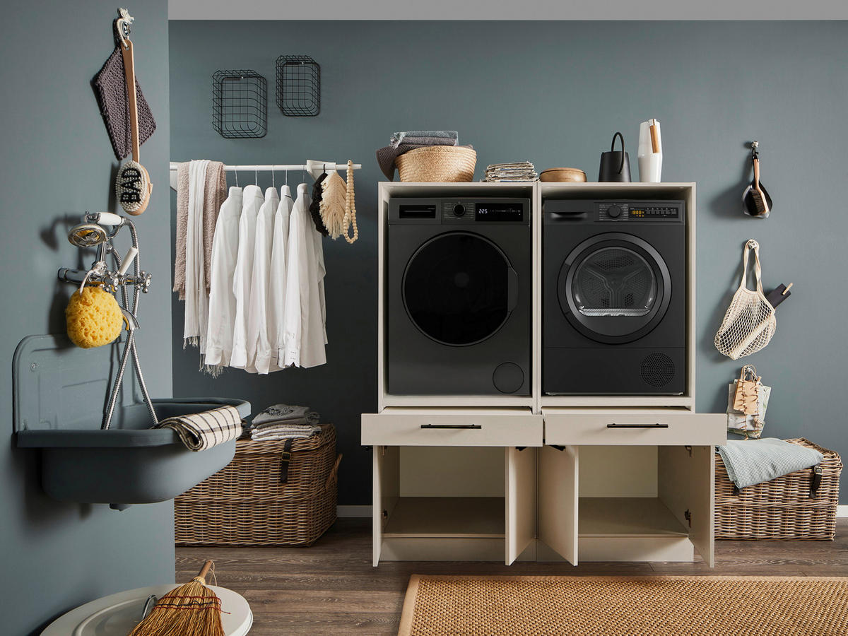 HAUSWIRTSCHAFTSRAUM 135/162/67,5 cm  in Kaschmir  - Kaschmir, Design, Holzwerkstoff (135/162/67,5cm)