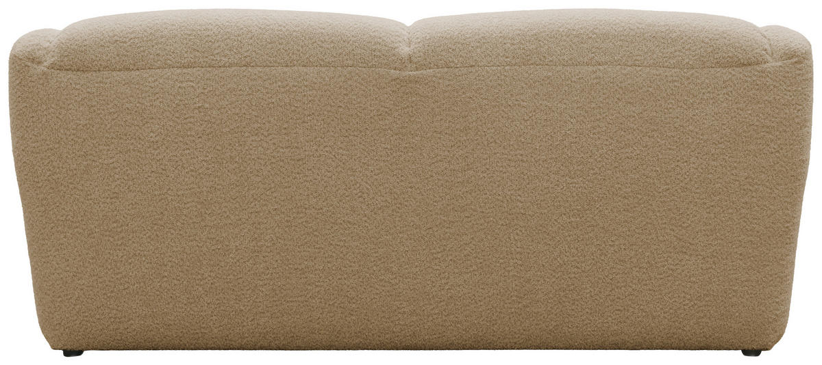 3-SITZER-SOFA 100 034 Chenille Taupe  - Taupe/Creme, MODERN, Kunststoff/Textil (197/82/93cm) - Livetastic