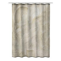 DUSCHVORHANG Kleine Wolke 180/200 cm  - Hellbraun, Basics, Textil (180/200cm) - Kleine Wolke