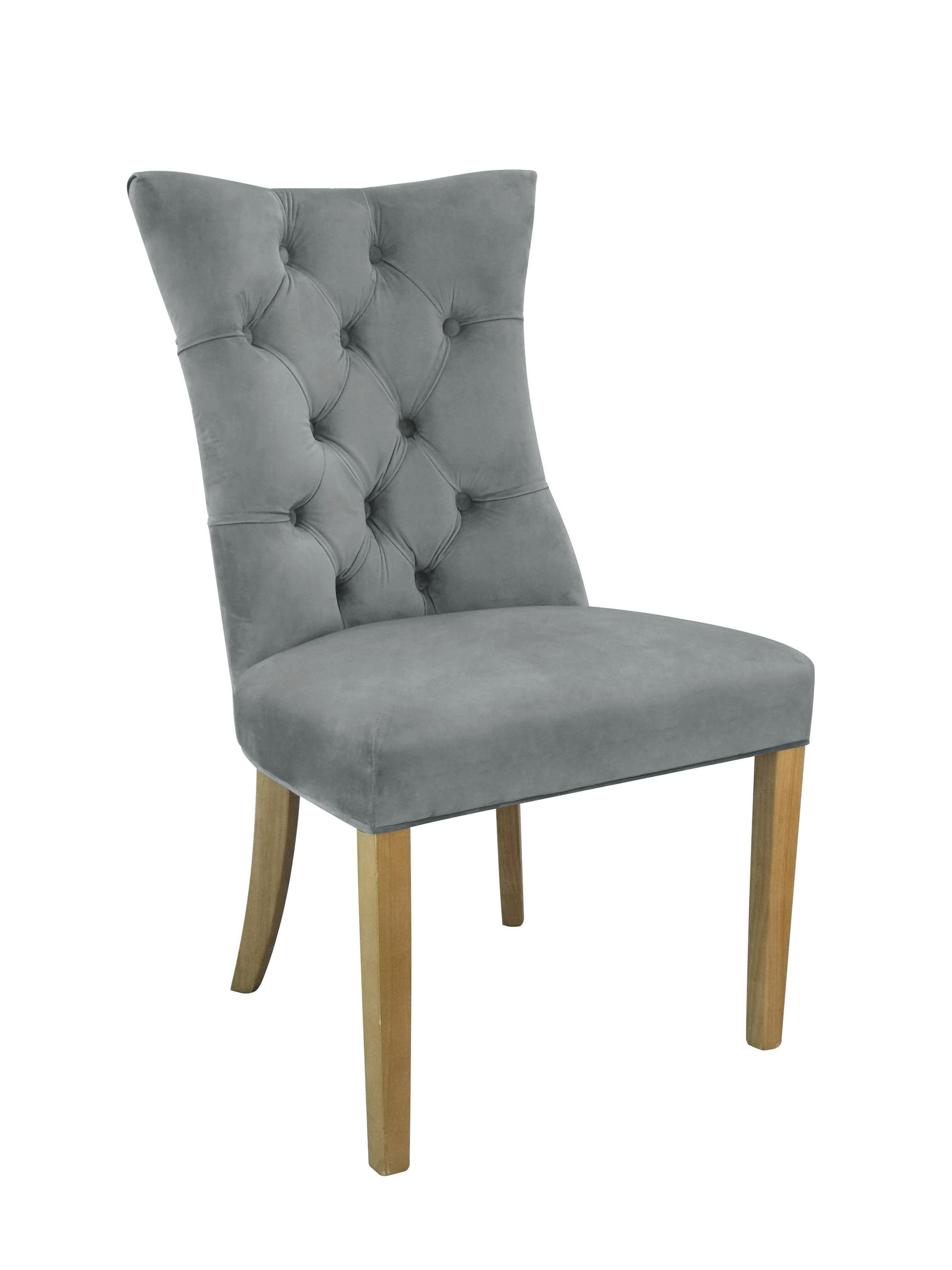 STOLICA siva - siva/prirodna boja, Lajfstajl, drvo/tekstil (97/55/64cm) - Xora