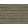 ECKSOFA  in Cord Grün  173/280 cm  - Schwarz/Grün, KONVENTIONELL, Textil/Metall (173/280cm) - Hom`in