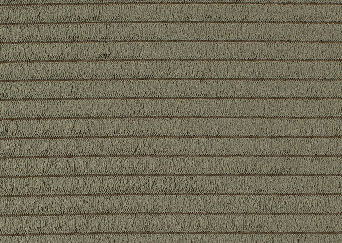 ECKSOFA Grün Cord  - Schwarz/Grün, KONVENTIONELL, Textil/Metall (280/173cm) - Hom`in