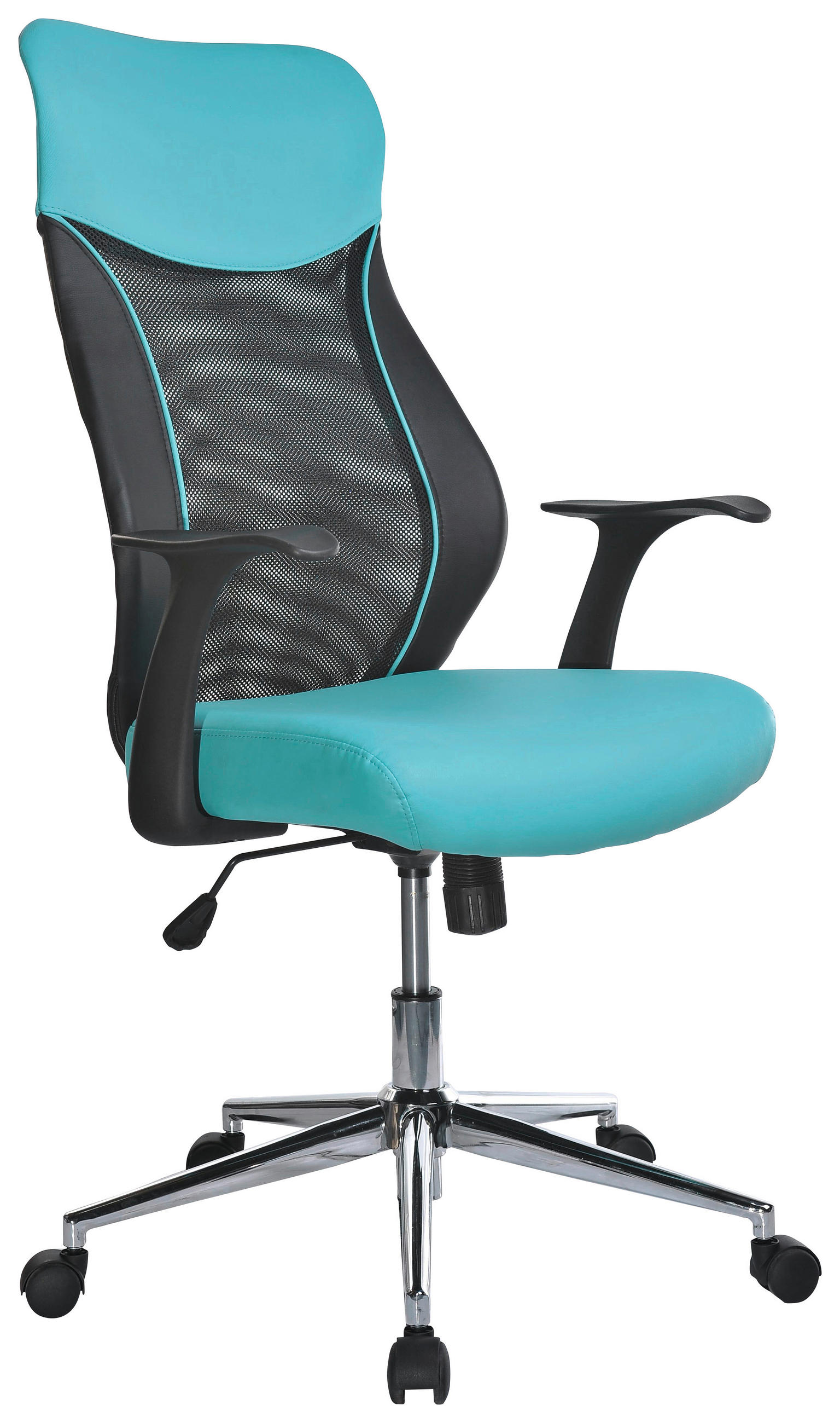 IFJÚSÁGI FORGÓSZÉK - türkiz/fekete, Design, műanyag/textil (62/110-120/65cm) - Carryhome