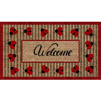 OTIRAČ ZA OBUĆU 40/70 cm   - bež/crna, Dizajnerski, plastika/prirodni materijali (40/70cm)
