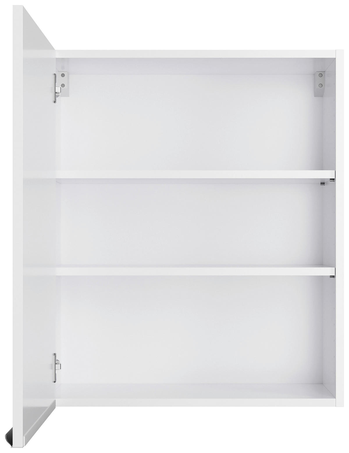 ECKKÜCHE 270/200 cm  in Weiß, Weiß Hochglanz  - Edelstahlfarben/Weiß Hochglanz, Basics, Holzwerkstoff/Metall (270/200cm) - Optifit