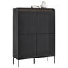 HIGHBOARD 98/140/40 cm  - noir, Design, matériau de bois (98/140/40cm) - Hom`in