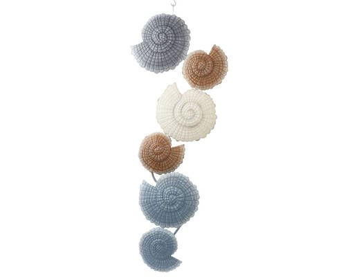 STENSKA DEKORACIJA    - modra/bela, Basics, umetna masa (4cm)