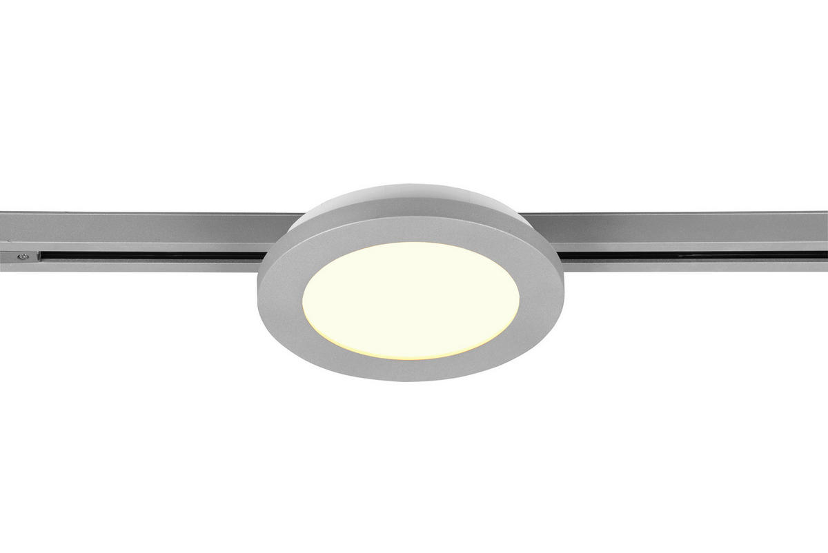 STROPNÉ SVIETIDLO, 17,0/2,9 cm  - titánová, Basics, plast (17,0/2,9cm) - Trio Leuchten