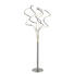 LED-STEHLEUCHTE - Alufarben/Weiß, Design, Kunststoff/Metall (50,0/170,0cm)