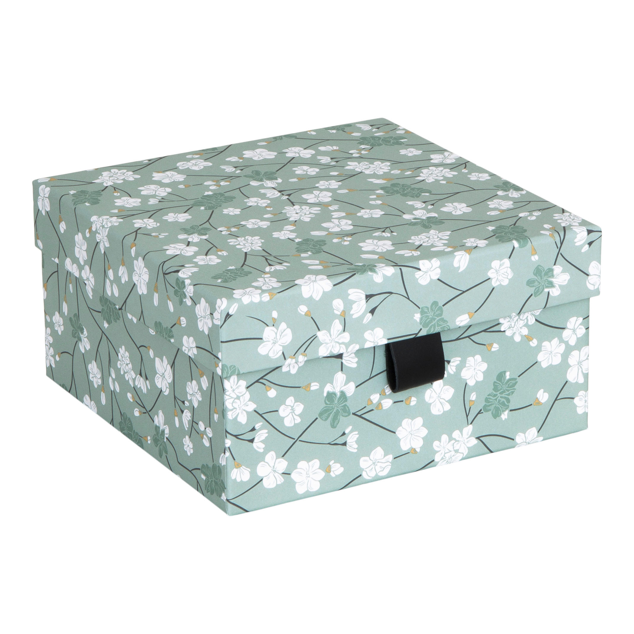 KARTONAGE  - Weiss/Mintgrün, Design, Karton/Papier (23/12/23cm)