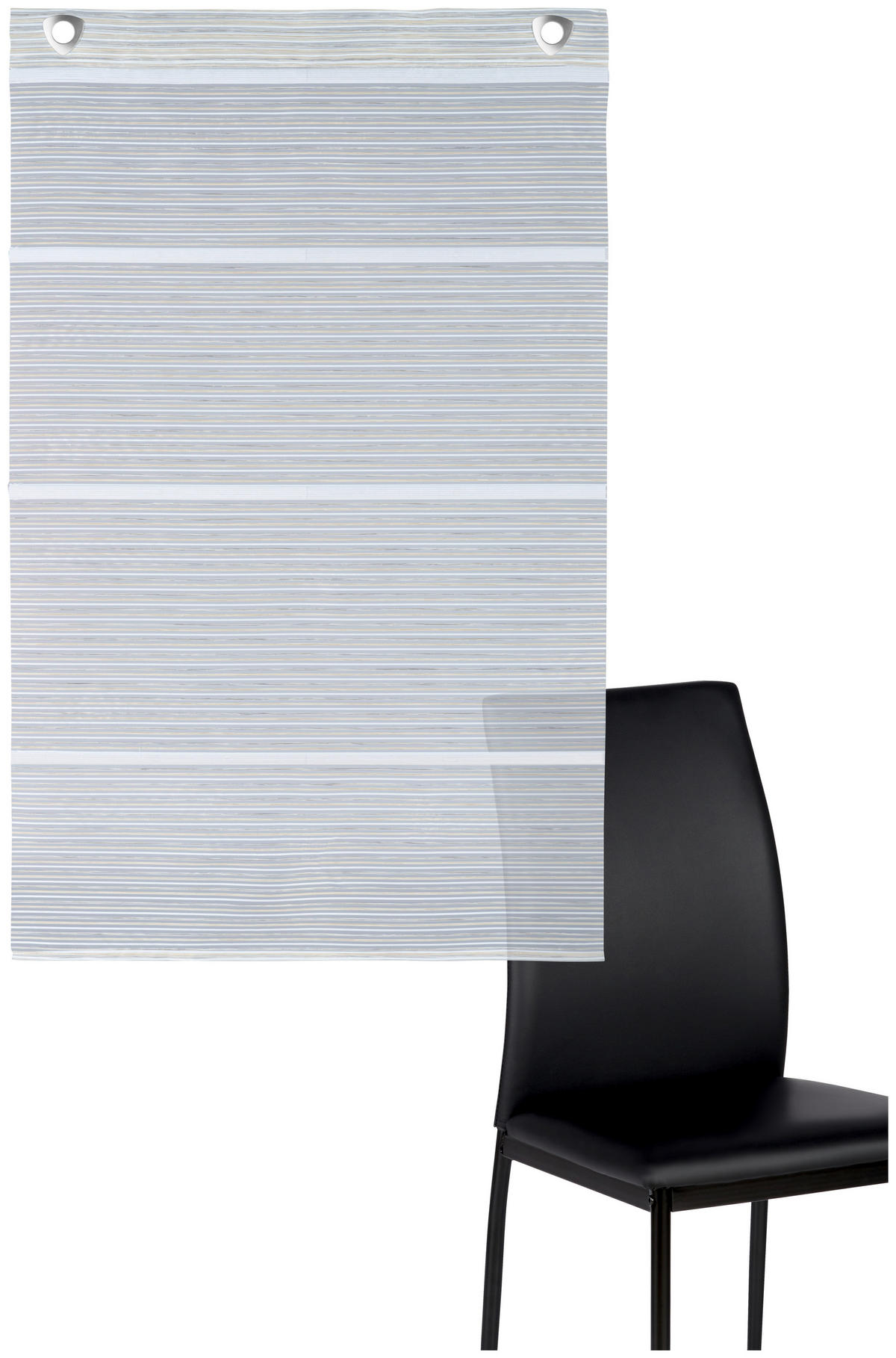 MAGNETROLLO  halbtransparent  80/130 cm    - Taupe, Basics, Textil (80/130cm) - Novel