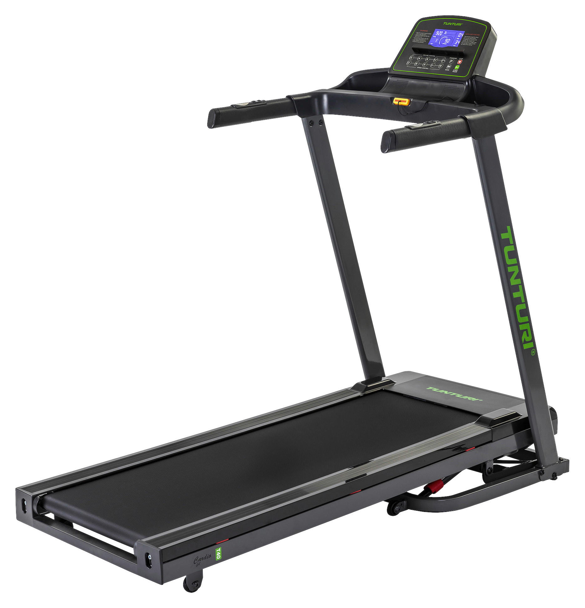LAUFBAND CARDIO FIT T40 - Schwarz, KONVENTIONELL, Kunststoff/Metall (152/70/135cm) - Tunturi