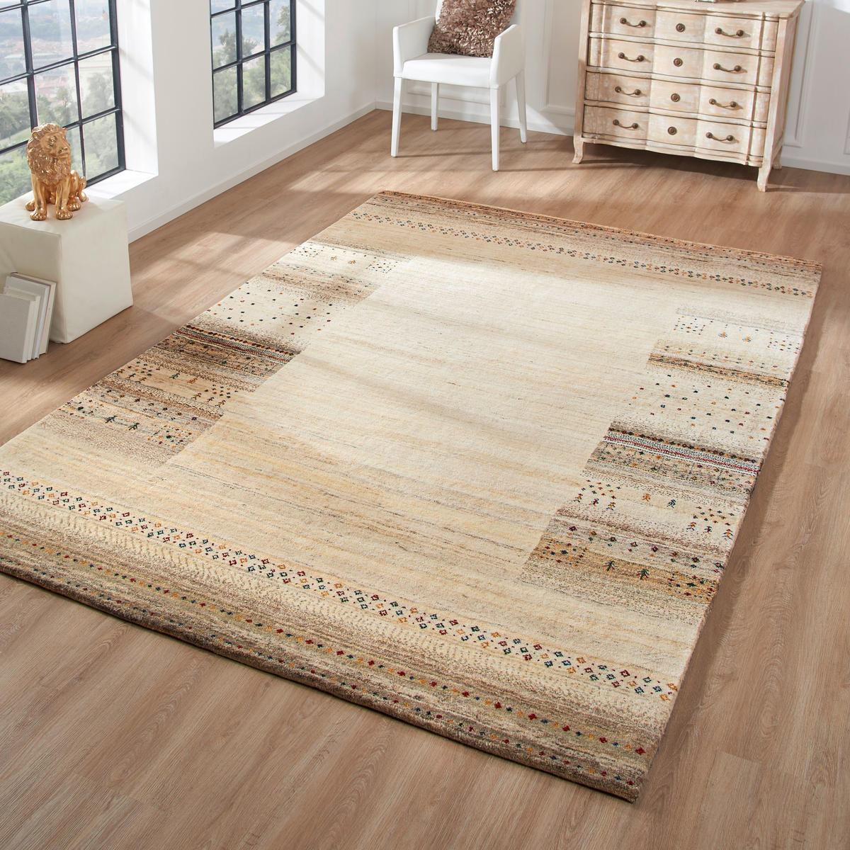 ORIENTTEPPICH 200/200 cm Kavir-E-Lut Naturfarben  - Naturfarben, LIFESTYLE, Textil (200/200cm) - Cazaris