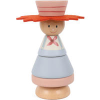 STAPELTURM  - Multicolor, Basics, Holz/Textil (9,3/13,5cm) - Avelia