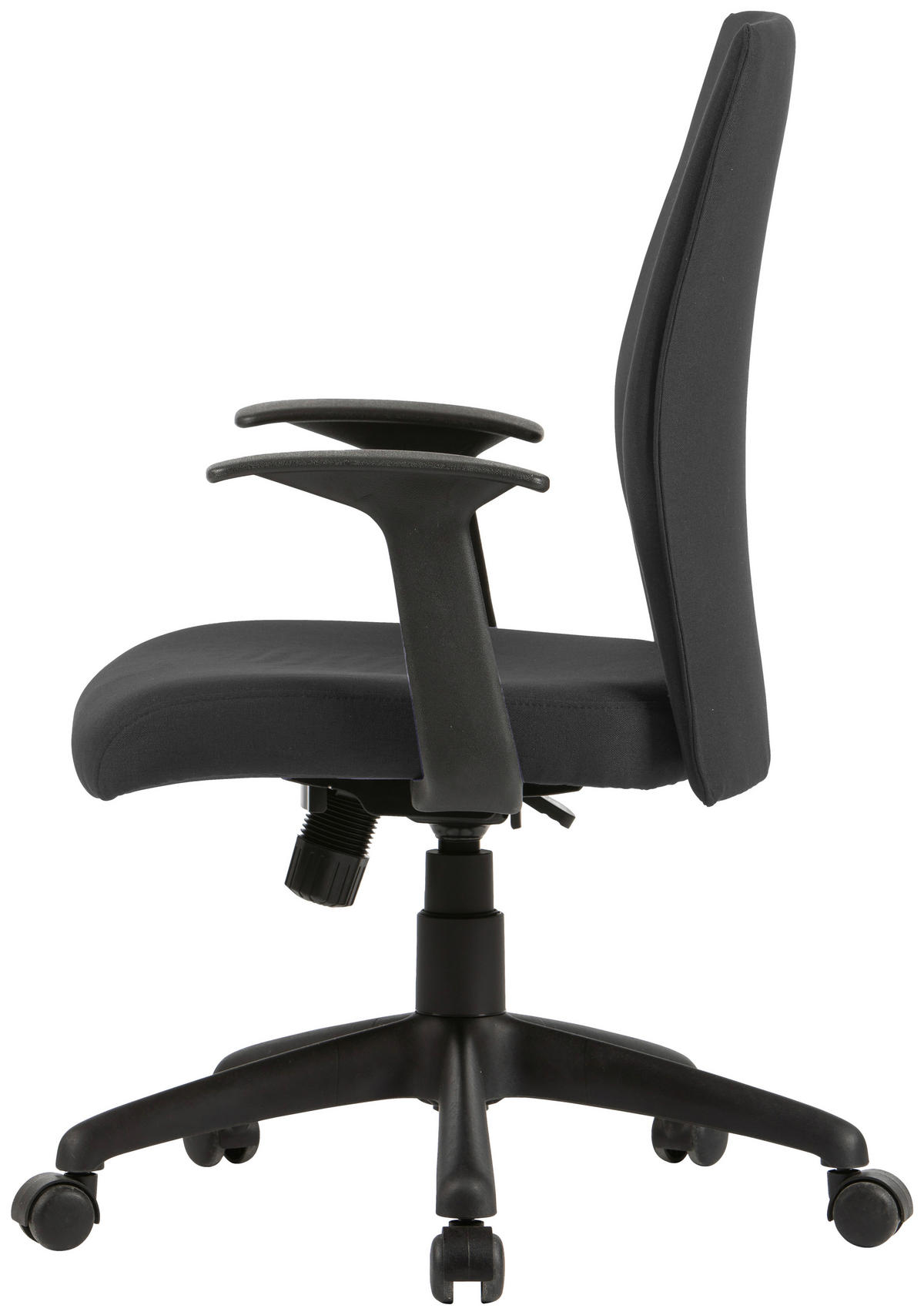 DREHSTUHL  in Webstoff Schwarz  - Schwarz, MODERN, Kunststoff/Textil (56/92,5-100,5/61,5cm) - MID.YOU
