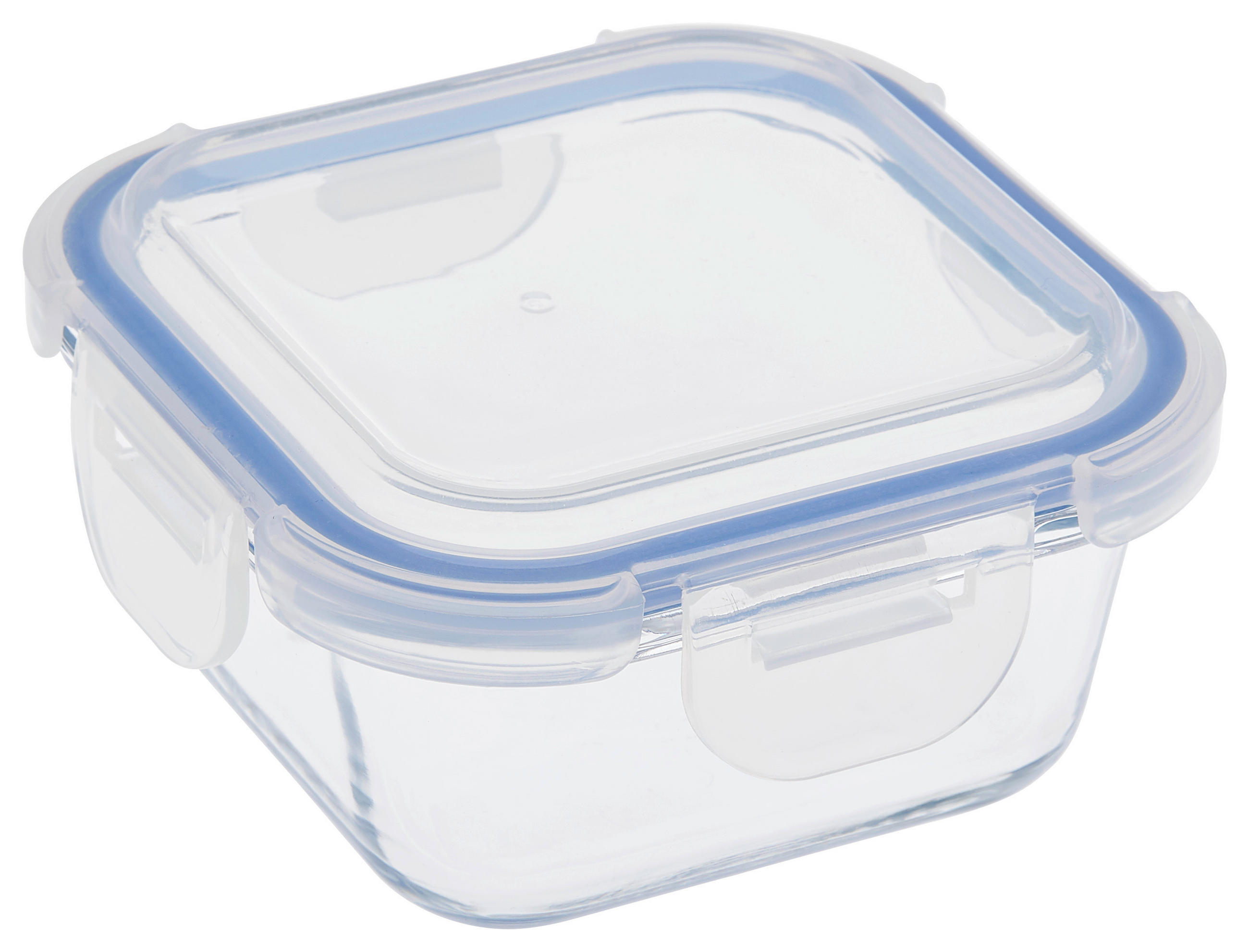 ÉTELTÁROLÓ DOBOZ  0,33 l  - áttetsző/átlátszó, Trend, műanyag/Üveg (12/12/6,5cm) - Homeware