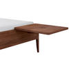 NACHTTISCH 48/38/9 cm Nussbaum  - Nussbaumfarben, Design, Holz (48/38/9cm) - Hasena