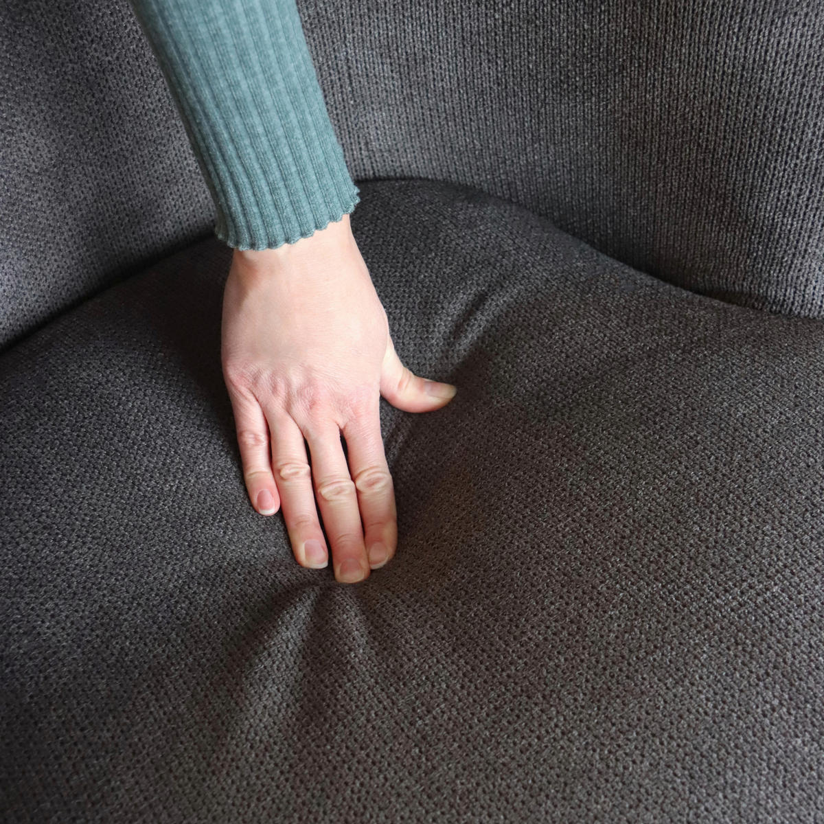 LOUNGEFÅTÖLJ  - grå, Modern, textil (65/70/77cm) - MID.YOU