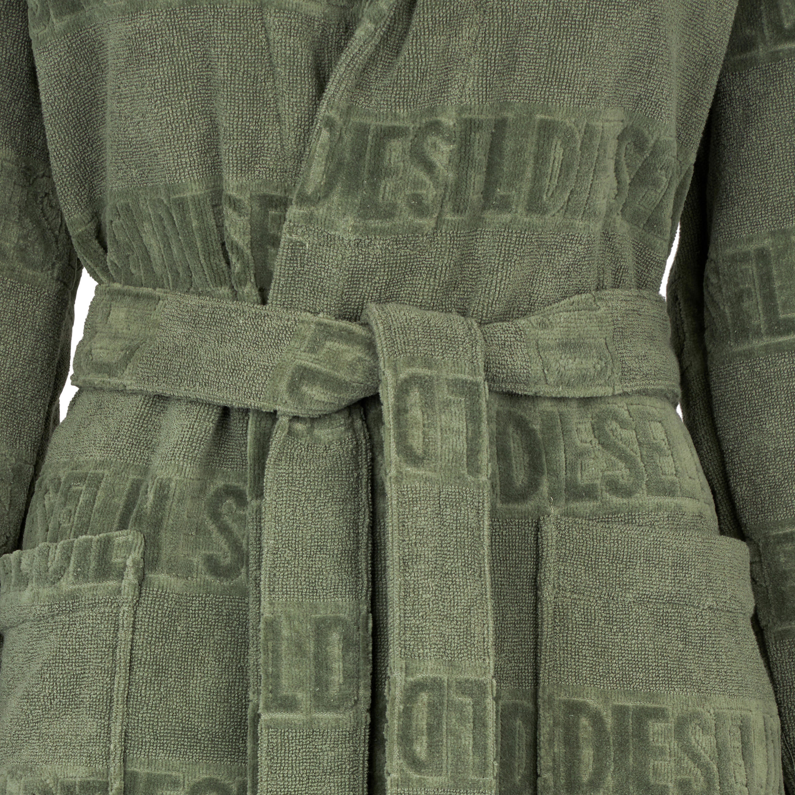 BADEMANTEL S/M Unisex  - Grün, Basics, Textil (S/Mnull) - Diesel
