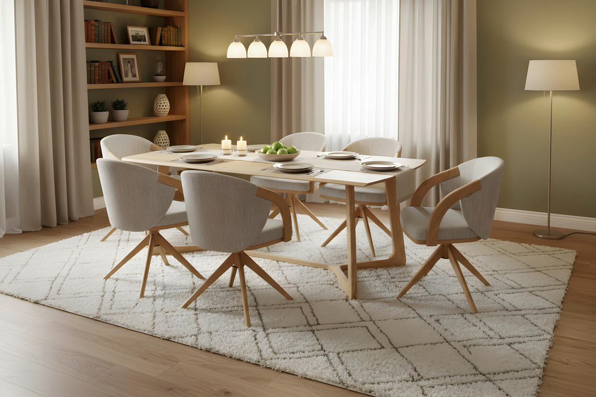 ESSTISCH - Eiche Bianco, KONVENTIONELL, Holz (200/100/76cm) - Linea Natura