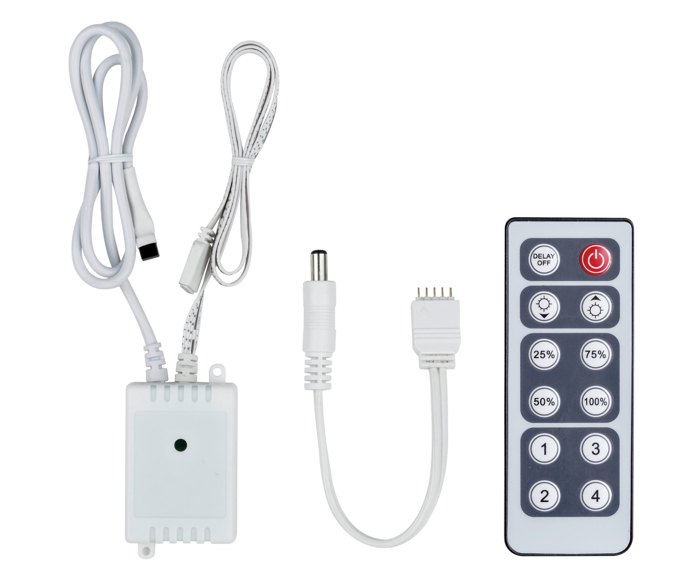 DIMMER Fn MaxLED Dimm/Switch 5/3,5/2,2 cm   - Weiß, Basics, Kunststoff (5/3,5/2,2cm) - Paulmann