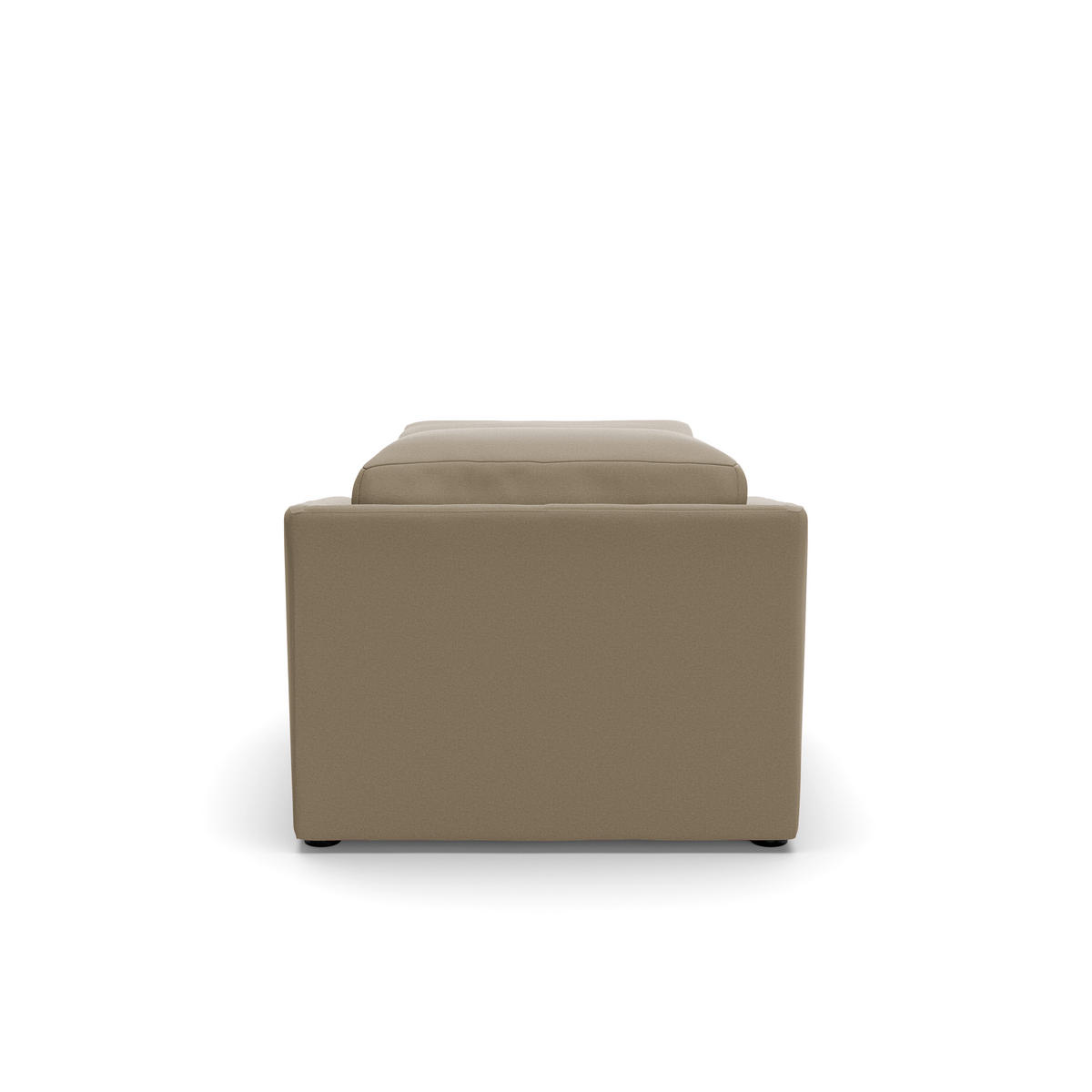 SCHLAFSESSEL RELAX BOX Mikrofaser Beige Liegefunktion Rücken echt  - Beige/Schwarz, Basics, Kunststoff/Textil (108/86/96cm) - MID.YOU