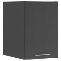 AUFSATZSCHRANK 50/76/68 cm  in  - Chromfarben/Anthrazit, Design, Holzwerkstoff/Metall (50/76/68cm)