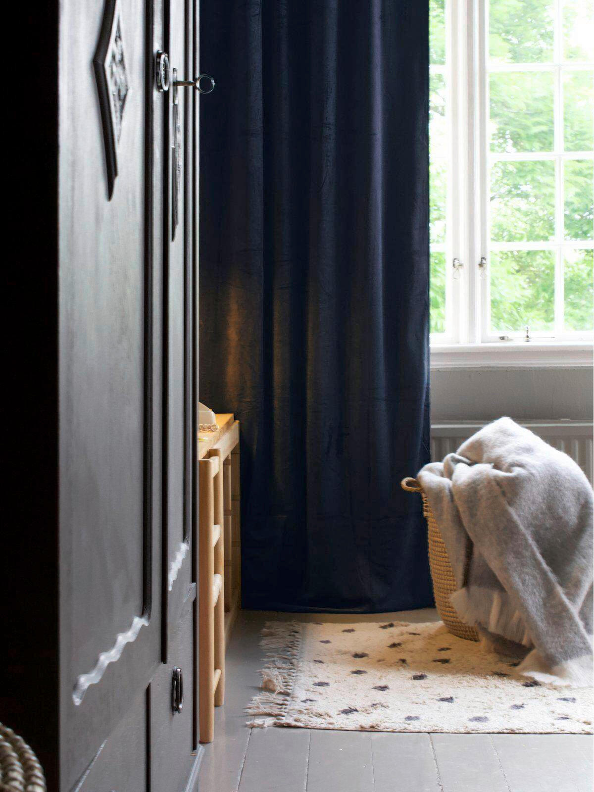 FERTIGVORHANG Verdunkelung  - Dunkelblau, Basics, Textil (135/280cm) - Svanefors