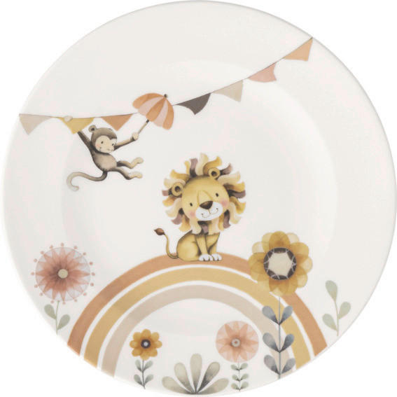 KINDERTELLER Roar Lion Fine China  - Multicolor, Design, Keramik (21,5/1,5cm) - Villeroy & Boch