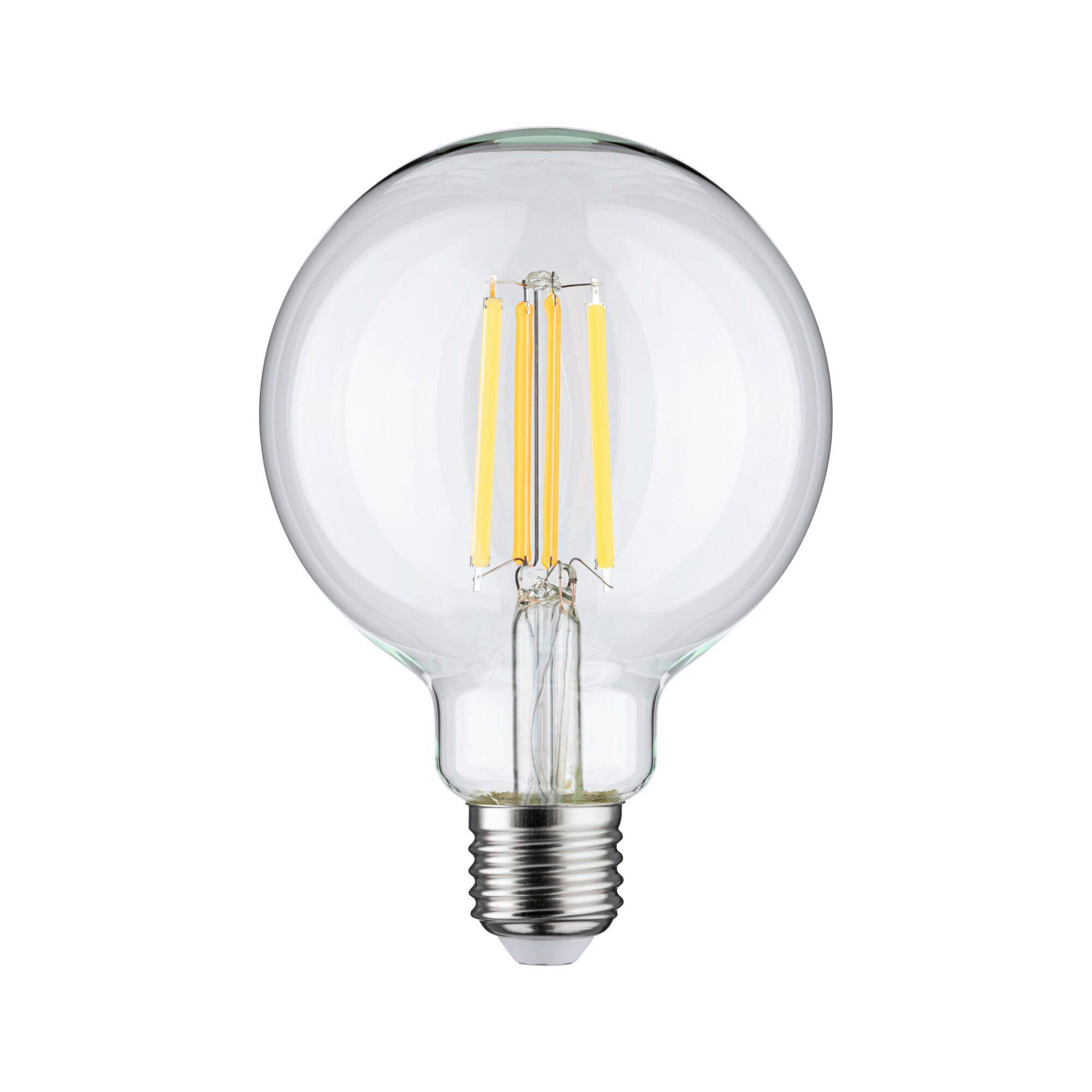 LED-LEUCHTMITTEL   E27 1x7W W 806 lm  - Klar, Basics, Glas (9,5cm) - Paulmann