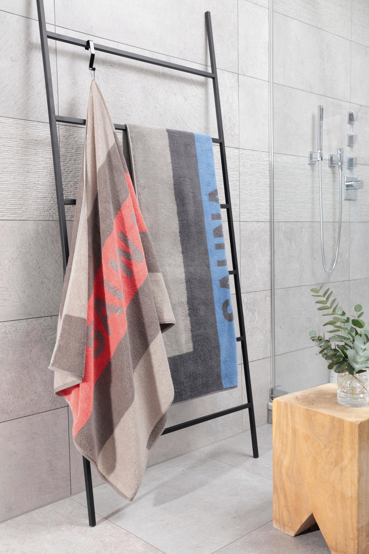 SAUNATUCH Sauna Blau  - Blau, Basics, Textil (80/200cm) - Cawoe