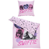 JUGENDBETTWÄSCHE SWIFTIE Renforcé 135/200 cm  - Hellrosa, Design, Textil (135/200cm)