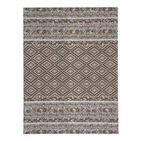 RAVNO TKANA PREPROGA      160/230 cm    taftano  rjava  - rjava, Basics, tekstil (160/230cm) - Kayoom