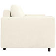SCHLAFSOFA  in Chenille Creme  - Creme/Schwarz, KONVENTIONELL, Kunststoff/Textil (161/90/108cm) - Carryhome